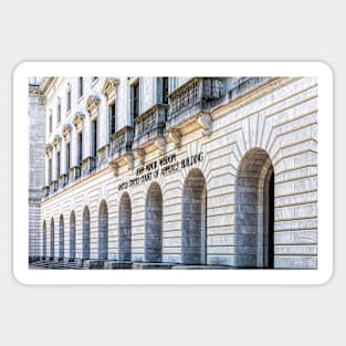 John Minor Wisdom United States Court Of Appeals Building New Orleans Louisiana Sticker